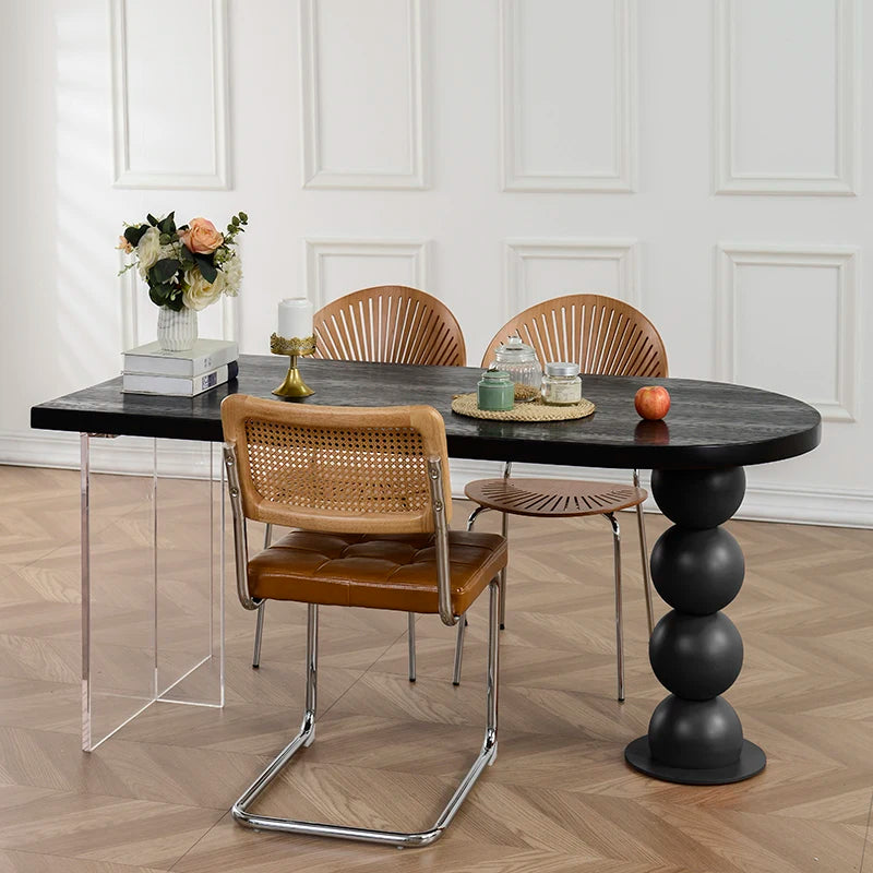 Wood Desk Dining Table Study Nordic Dressing Hallway Dining Table Wall Balcony Makeup Corner Writing Muebles Home Furniture
