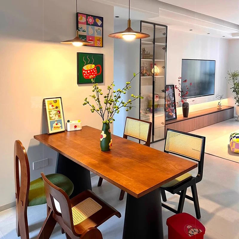 Living Room Designer Dining Table Garden Restaurant Lounge Camping Dining Table Modern High Mesas De Comedor Kitchen Furniture