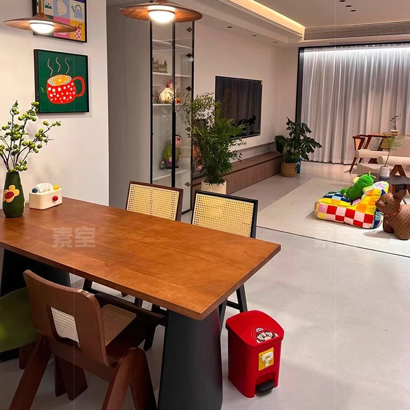 Living Room Designer Dining Table Garden Restaurant Lounge Camping Dining Table Modern High Mesas De Comedor Kitchen Furniture