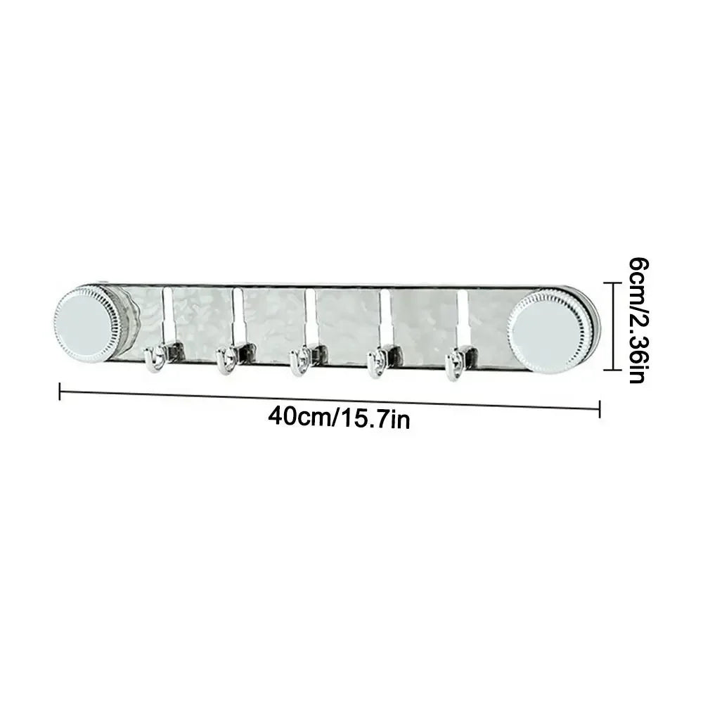 Bathroom towel rack,rotating suction cup hook storage rack,wall mounted hook rack,bathroom rack,no punching,adjustable position