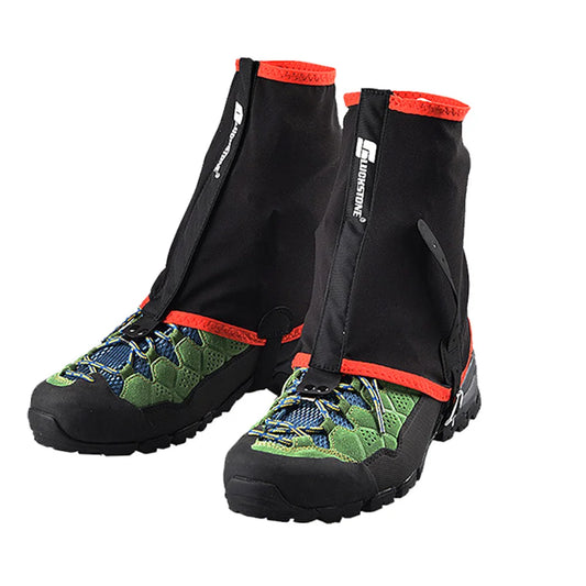 Elastic Leg Gaiter Hiking Cycle Short Gaiters Sand Prevention Low Ankle Shoes Cover for Outdoor Climbing Traveling Hiking